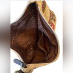 st. john's bay  Shoulder Bag Woven Straw Striped Summer Beach Vacation Photo 2