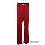 Free People ✨ Golden Hour Knit Ribbed Red Sz Small Pants✨ Photo 2