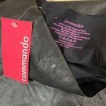 Commando  Black Faux Leather Midi Skirt High Waist Stretch Small NWT Photo 2