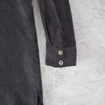 ZARA  Corduroy Fine Cord Oversized XS Button Up Hi-Low Hem Long Sleeve Photo 4