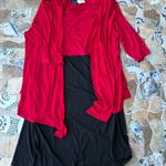 Red & Blavk Connected Dress Size 20W Photo 3