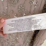 Mac Duggal Vintage Lilac Floral Beaded Sheath MIDI Dress New With Tag Photo 5