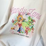 FREEZE Candy Land Graphic Embroidered Sweatshirt XL White Photo 3