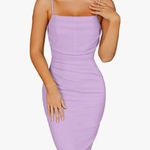 Lavender Bodycon Dress Purple Size M Photo 1