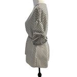 Max Studio  Black and White Short Sleeve Top  Large Photo 3