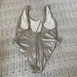 Good American NWOT Metallic Layout One-Piece Swimsuit (2XL-3XL) sexy high cut Photo 2