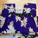 Zadig & Voltaire Roses Blossom Printed Silk Pants Size 40 / Large Photo 2