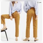 Madewell  Classic Straight Pants In Bronzed Lichen AJ559 Photo 1