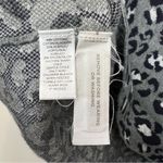 Ann Taylor  LOFT Women's Gray Leopard Print Knit Sweater High Low Pullover Sz S Photo 5