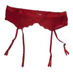 IRIS + LILLY Red lace garter belt womens lingerie size small​​​​​​ Photo 0