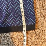 BKE Lounge Womens‎ Gray Blue Purple Chevron Knit Long Sleeve Pullover Top Photo 4