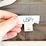 Loft Long Sleeve Button Up Cropped Utility Jacket Green Small Photo 1