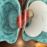 Corral  Brown/Red Cowboy Leather Pull on Boots(Size 8.5) Photo 6