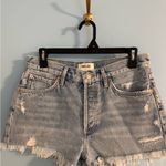 aritizia brand agolde light wash denim shorts size 27 Photo 1