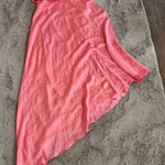 Guapa Girlfriend Cowl Toga Pink Dresses One Shoulder Size XL‎ Photo 0