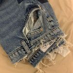 ZARA Blue Patchwork two tone denim asymmetric splice jeans Size 2 Photo 8