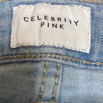 Celebrity Pink Women’s Light Blue Cuffed Denim Jeans Shorts Size 16 Photo 2