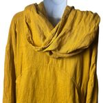 Completo Lino by Arthurio 100% Linen Gold Hooded Pullover Top Lagenlook M Size undefined Photo 5