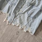 Light Blue Distressed Denim Jacket Nwot Ladies Jean Size L/XL Size L Photo 5