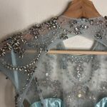 Mac Duggal 2025 RUFFLE EMBELLISHED MAXI DRESS FLORAL CHIFFON 68470 size 2 Photo 9