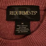 Requirements  Lightweight Short Dusty Rose Sleeved Knit Top Photo 4