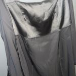 Wild Fable NEW XL Women's Bell Sleeve mini Silver Satin Dress Photo 9