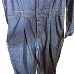Free People  We The Free Franklin Tailored Wide Leg One-Piece Denim Jumpsuit Photo 7