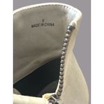 2 Lips Too Gray Ankle Booties Women’s Size 6 Ice Silver Side Zipper Y2K Photo 5