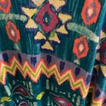 Colorful abstract boho maxi shirt Blue Size undefined Photo 2