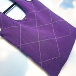 Rampage  Y2K purple argyle halter sweater vest Photo 5