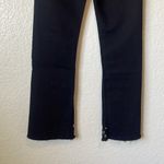 MISA Los Angeles  The Super Star Crop Flare Jeans Black Photo 8