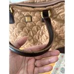 Diane Von Furstenberg Vintage  Brown Quilted Top Handle Crossbody Duffle Bag Photo 1