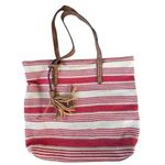 Bueno  handbag red striped shoulder bag Photo 0