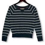 Abercrombie & Fitch Abercrombie Fitch Navy White Striped Pullover Sweater Women's XS Photo 0