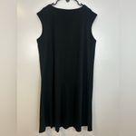 Prologue NWT Black Sleeveless Shift Drop Waist Knee Length Dress Size 1X Photo 5