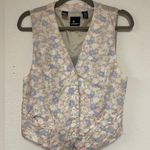 Liz Sport Vintage  Floral Button-Up Vest size 4 Photo 0