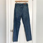 Madewell  The Mom Jean Size 25 Tall Medium Wash Distressed High Rise Denim Photo 4