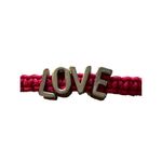 BCBGeneration BCBG Generation  Bracelet Braided Pink "Love" Adjustable NWOT Photo 1