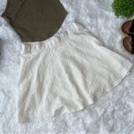 A'Gaci A’ GACI Skater mini Skirt cream white Size Large circle elastic waist stretchy Photo 5