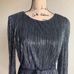 Chetta B  Shimmery Navy Silver Dress Size 6 NWT Photo 4