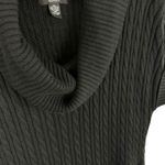 Alfani Black Short Sleeve Cable Knit Sweater Dress XL Photo 3