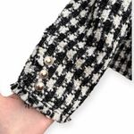 House of Harlow 1960 Black and White Checkered Blazer Size L Photo 2