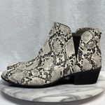 Circus by Sam Edelman Pipper Booties Women 8 Snakeskin Faux Leather Festival Photo 5