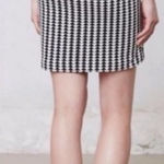 Anthropologie  Leifnotes Black and White Skirt - Size 8 Photo 0