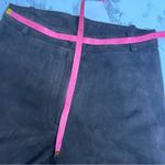 St. John Collection  brown suede pants sz 2 Photo 4