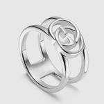 Gucci Interlocking Wide Open Band Ring Photo 2