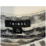 Tribal Fair Isle Gray Nordic Icelandic Raglan Pullover Sweater Size 3X Photo 4