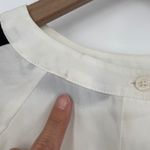 Rachel Rachel Roy Cream Black Stripe Long Sleeve Button Up Blouse Shirt Top S White Photo 5