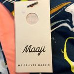 Maaji Standard Cheeky Cut Bikini Bottom Reversible Allover Swirled Large NWT Photo 3