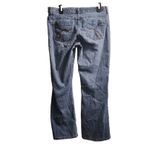Lee Jeans Womens Blue Midrise Bootcut Slender Secret Fit Classic Denim Everyday Photo 5